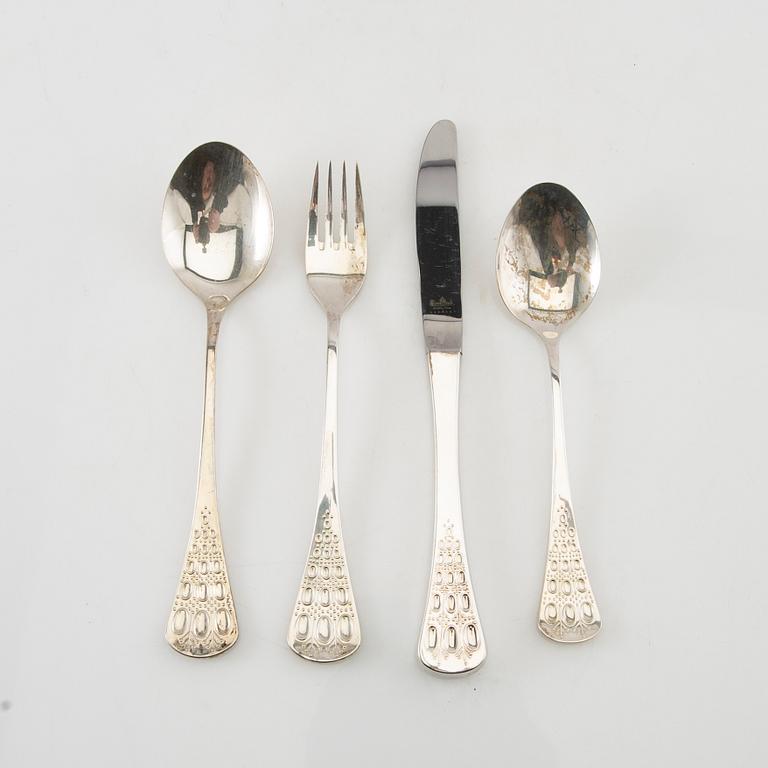 Björn Wiinblad, bestick 48 dlr  silver, Rosenthal Studio Line.