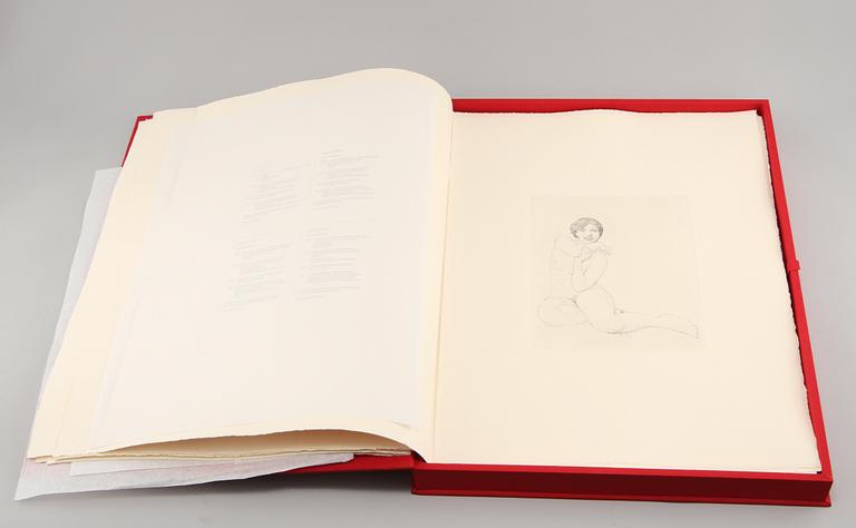 CARL LARSSON, efter, etsningar, 6 st, osignerade, tryckta 1983, från originalplåtar, numrerade HC av 360-upplaga.