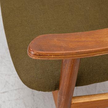 Arne Tideman Ruud, A model 3050 armchair, AS Inventar, Gjövik, 1960s.