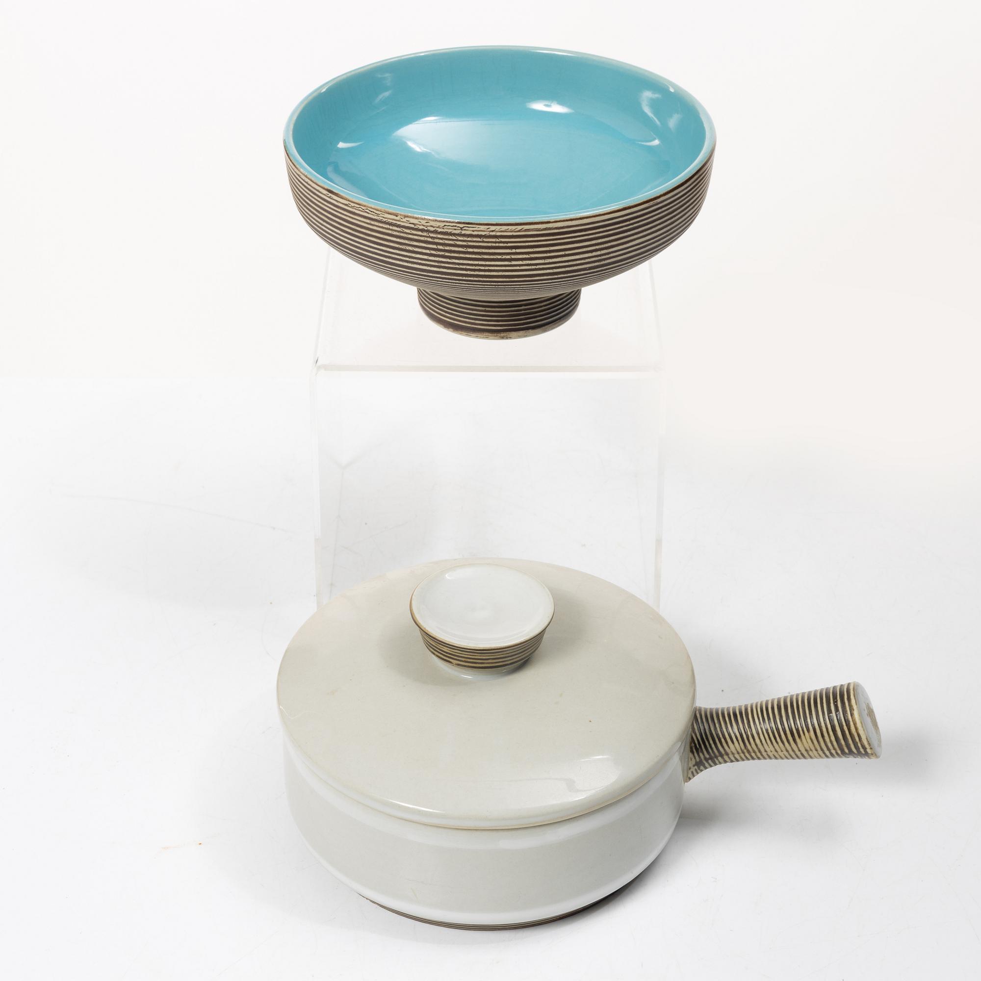 Carl-Harry Stålhane, Service ware, 15 pieces, stoneware, “Entré”, Rörstrand.