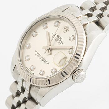 Rolex, Oyster Perpetual, Datejust 31, armbandsur, 31 mm.