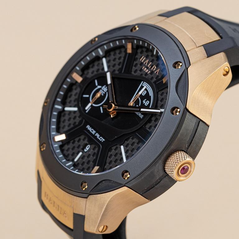 Halda, Race Pilot Gold, ca 2021.