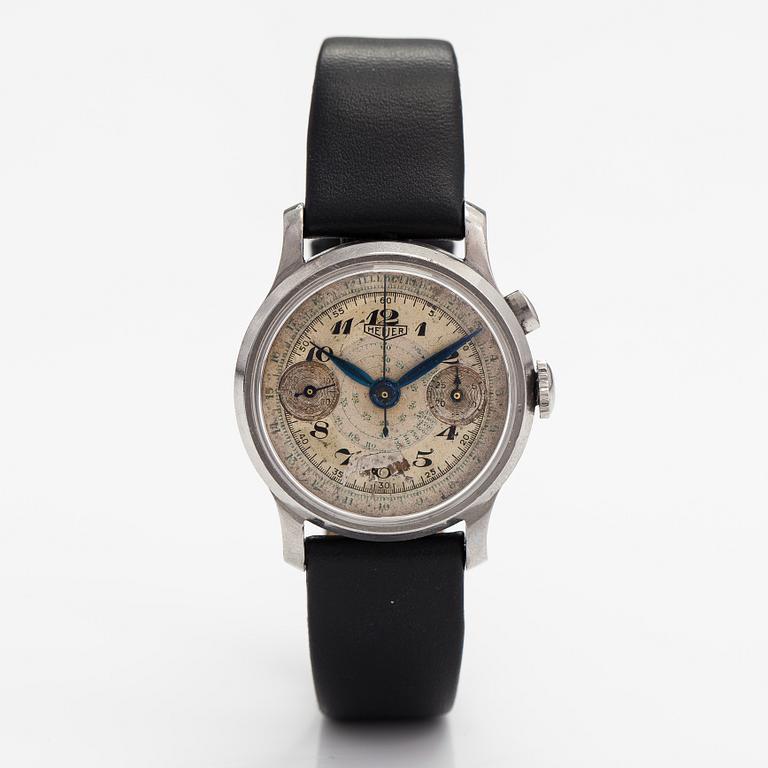 Heuer, One Button, armbandsur, 32 mm.