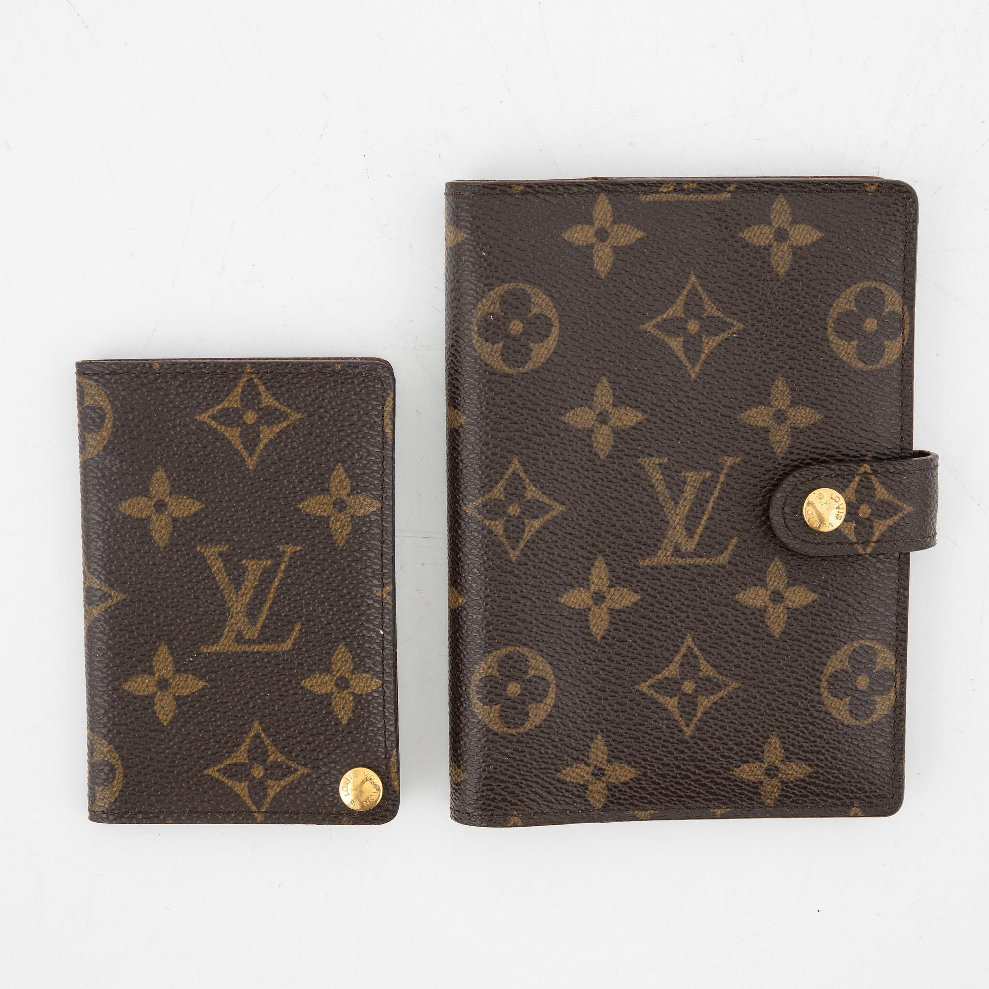 Louis Vuitton, korthållare samt fodral "Ring Agenda Holder".