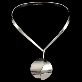 COLLIER, sterlingsilver, Alton, Falköping, 1975. Vikt 63 g.
