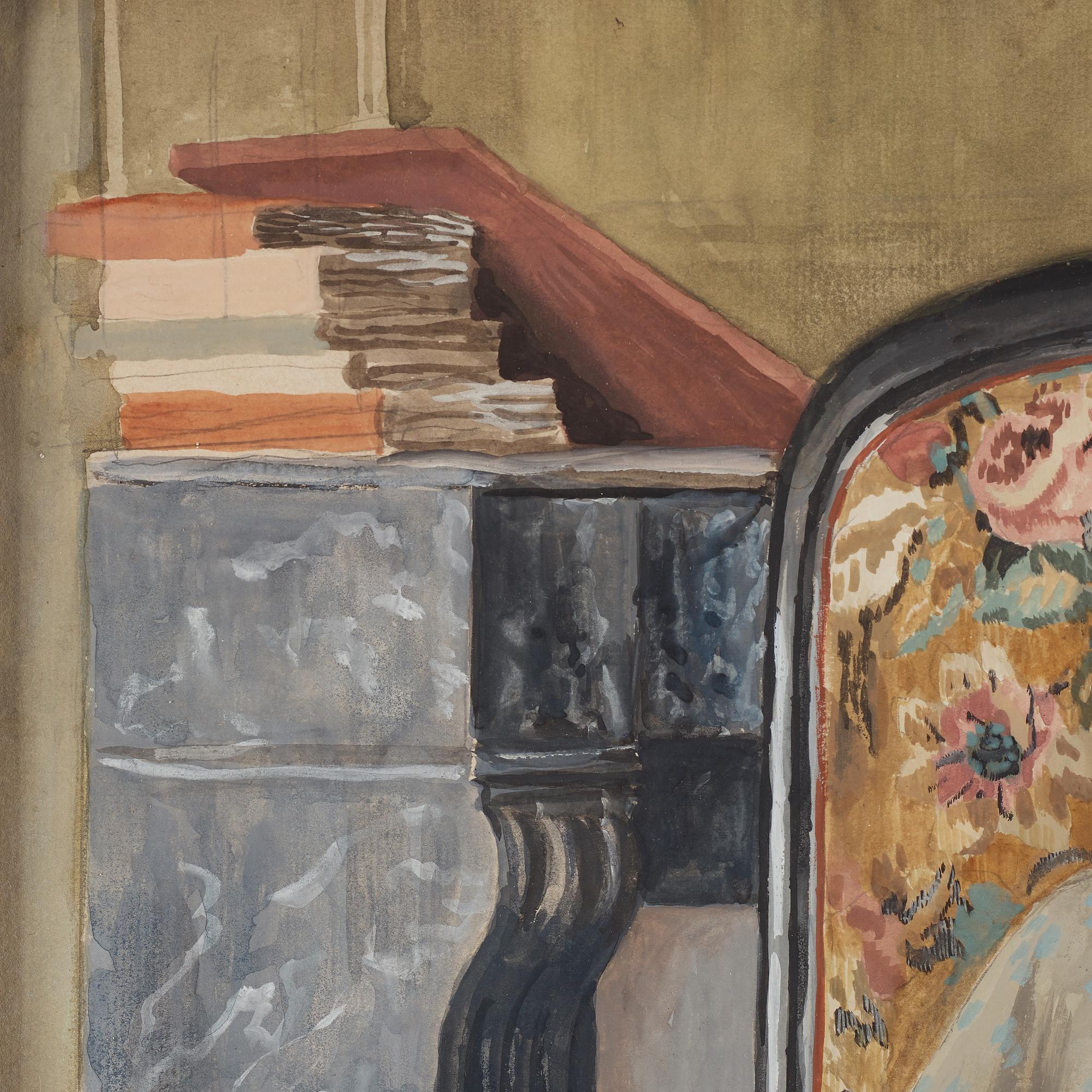 Arvid Fougstedt, "Goose Portrait" (The Artist's Son Erik).