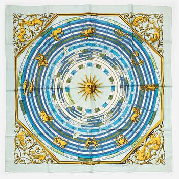Hermès, scarf, "Dies et Hore"/"Astrologie".