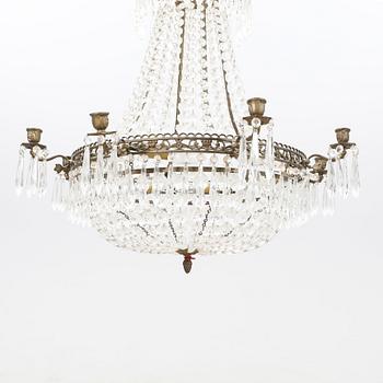 Chandelier, Gustavian style, 20th century.