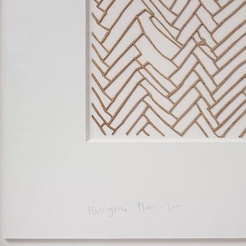 Rachel Whiteread, "Herringbone Floor".