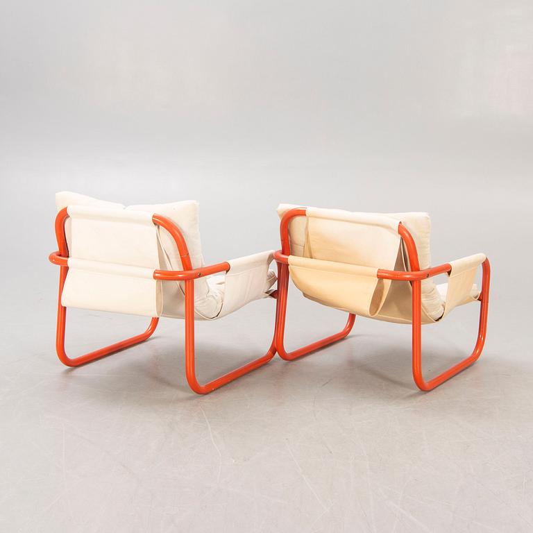 Thomas Jelinek & John Forsén, fåtöljer, 1 par, "Kuling", IKEA, 1971.