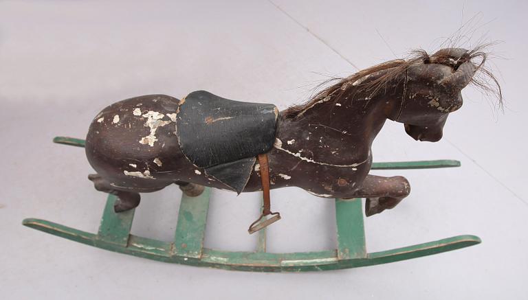 GUNGHÄST, troligen Gemla, 1900-talets början.