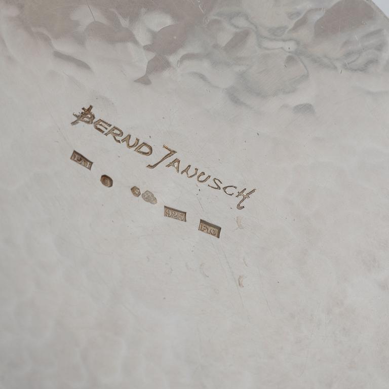 Bernd Janusch, Vase, sterling silver, Rosa Taikon Janusch, Stockholm, 1980.