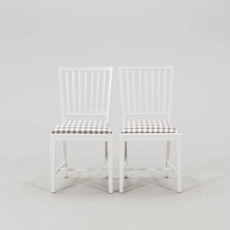 Chairs, 6 pieces "Leksand," late 20th century.
