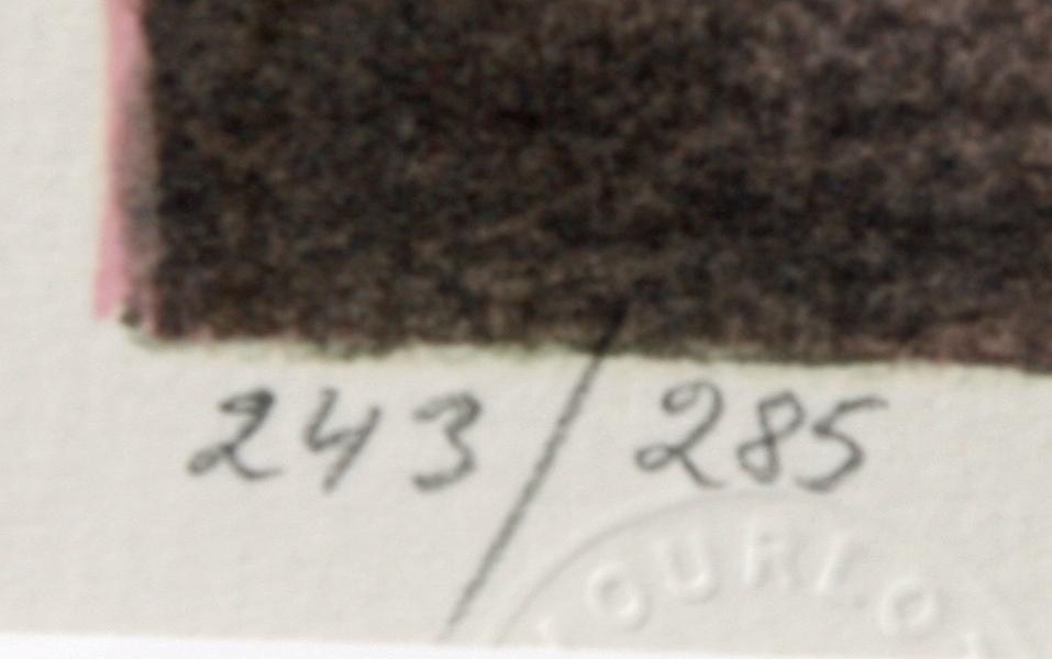 LENNART JIRLOW, färglitografi, sign o numr 243/285.