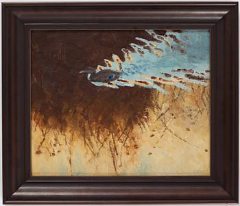 Bruno Liljefors, Mallard in reflecting water.