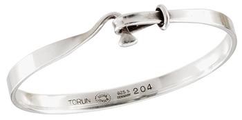 1172. Vivianna Torun Bülow-Hübe, A Torun Bülow Hübe sterling bracelet, Georg Jensen, Copenhagen 1945-77.