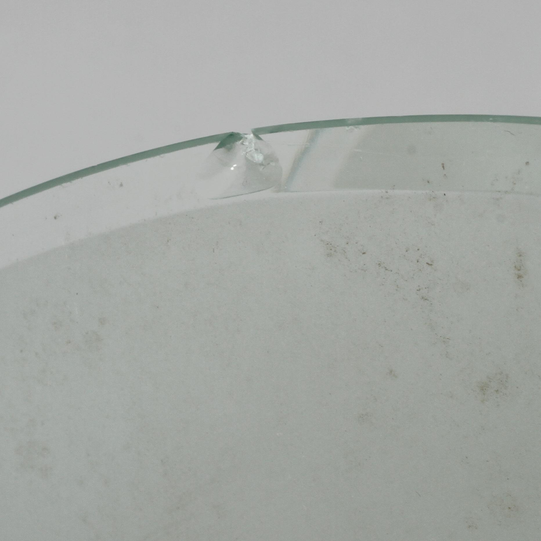 TAKLAMPA, glas, 1900-talets mitt. Diameter 35 cm.