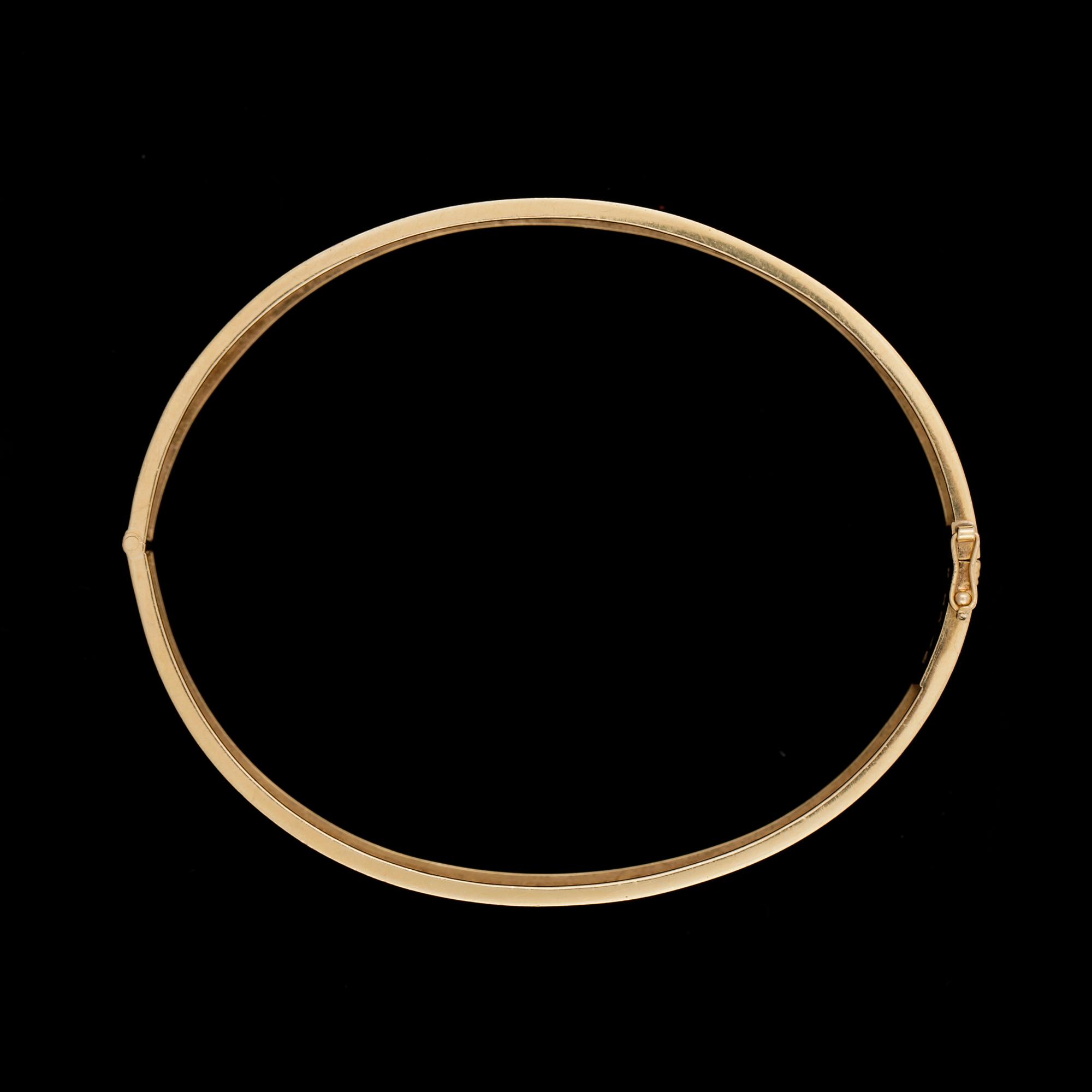 ARMRING, 18k guld. BEF, Stockholm, 1952. Vikt 15,2g.