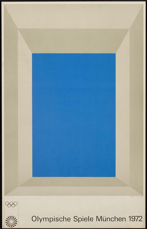 AFFISCHER, 5 st, "Olympische Spiele 1972", bl a Vasarely.
