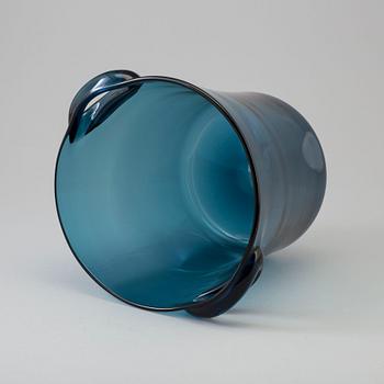 NILS LANDBERG, champagnekylare, glas, Orrefors, 1950-tal.