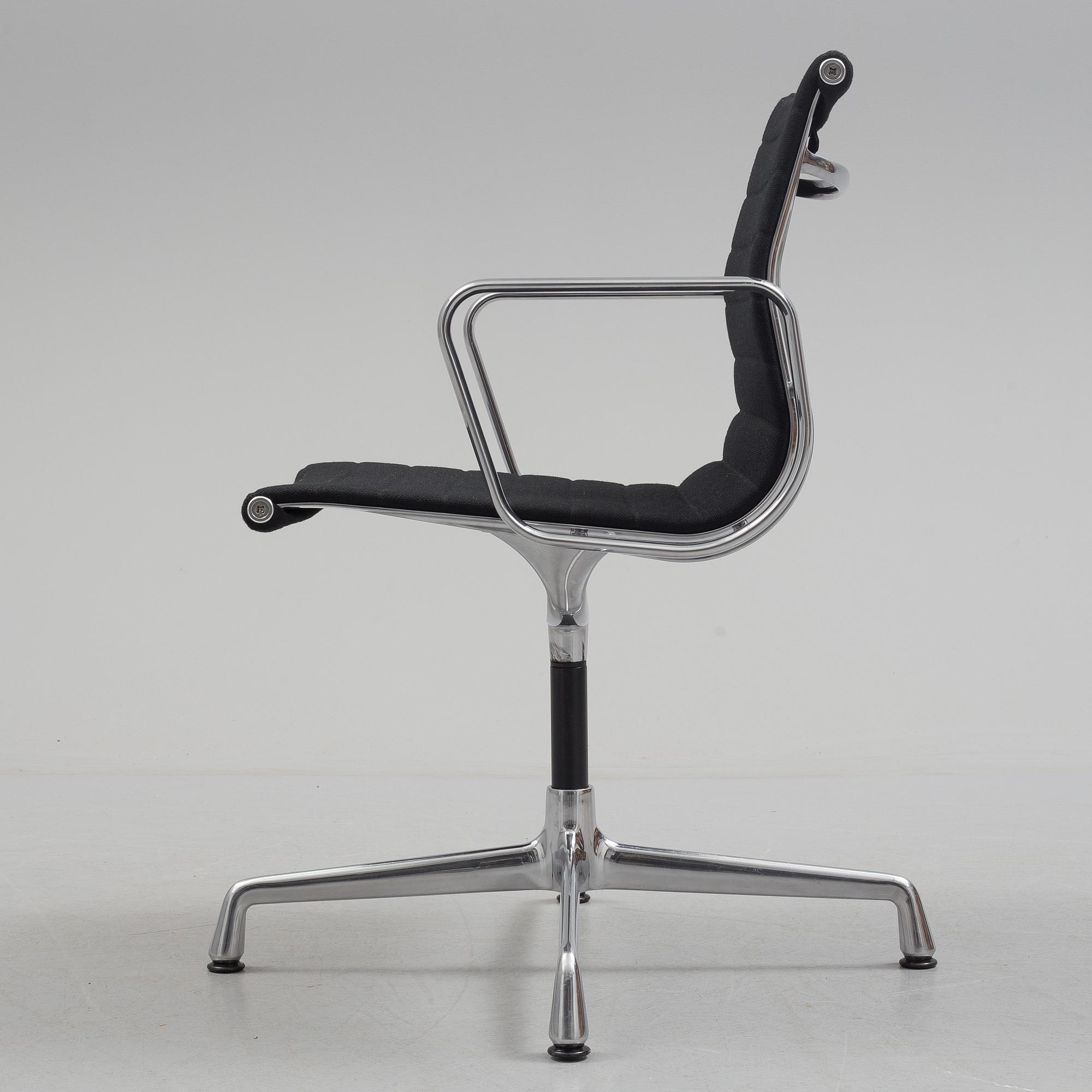 A 'EA 104 Swivel' armchair by Charles & Ray Eames, Vitra, 2016.
