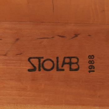 NILS-GÖRAN GUSTAFSSON, matbord, "Björka", Stolab, daterat 1988.
