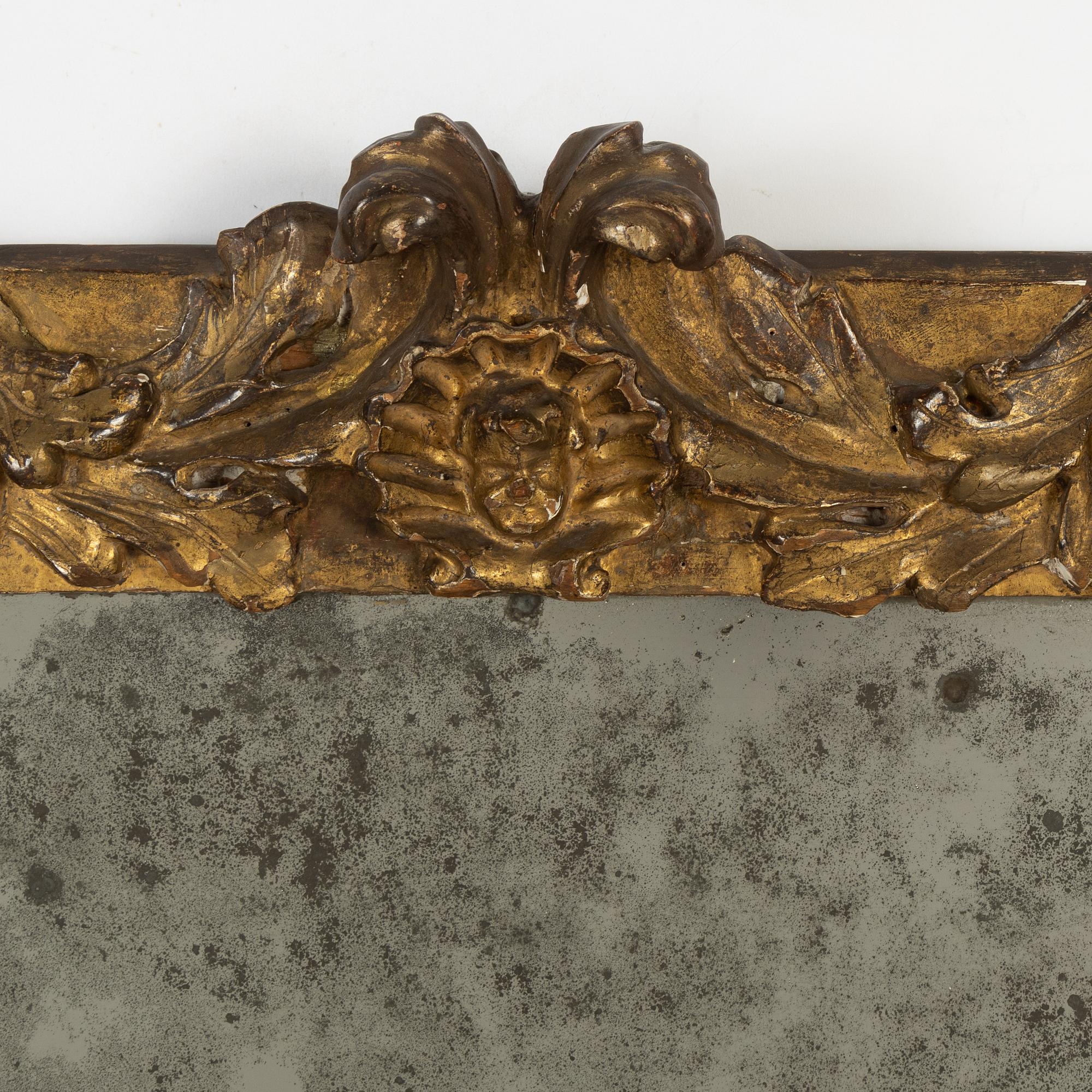 A 19th century mirror, Italy.