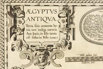 Abraham Ortelius, "AEgyptus Antiqua".