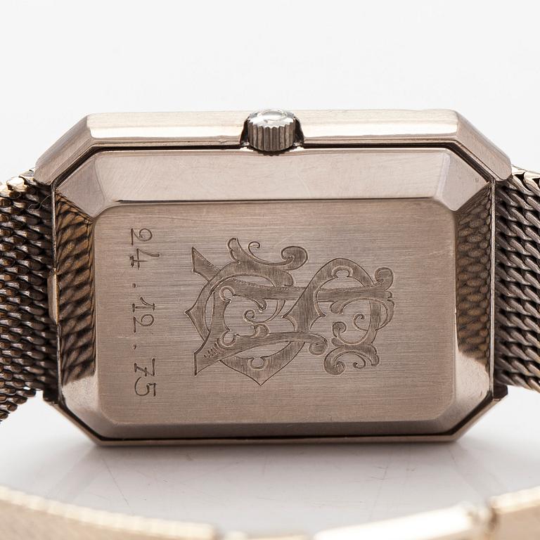 Omega, De Ville, "Emerald", rannekello, 26,5 x 34,5 mm.