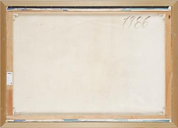 YVES POYET, olja på duk, sign o dat a tergo 1986.