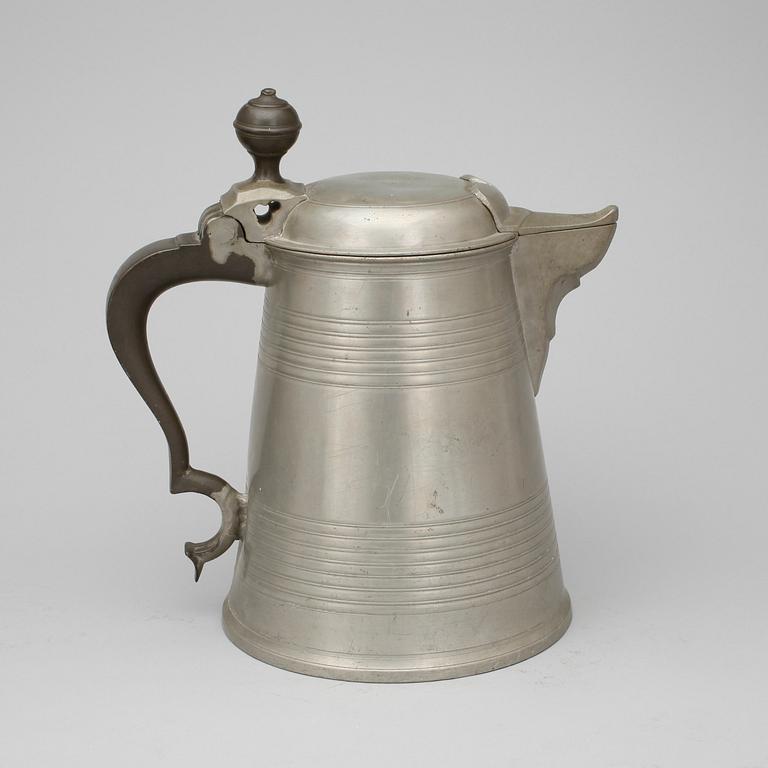 PARTI TENN, 6 delar, bla Gustaf Frederic Wigholm, Eskilstuna, 1819.