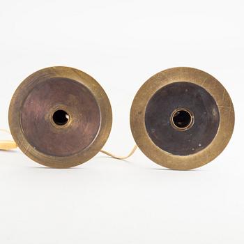 DELAR TILL  BORDSLAMPA, 2 st, troligen Poul Henningsen.