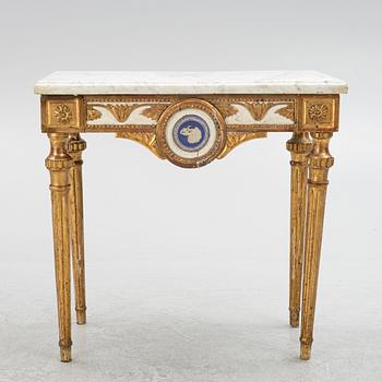 Console table, late Gustavian in the manner of Pehr Ljung (1743-1819).