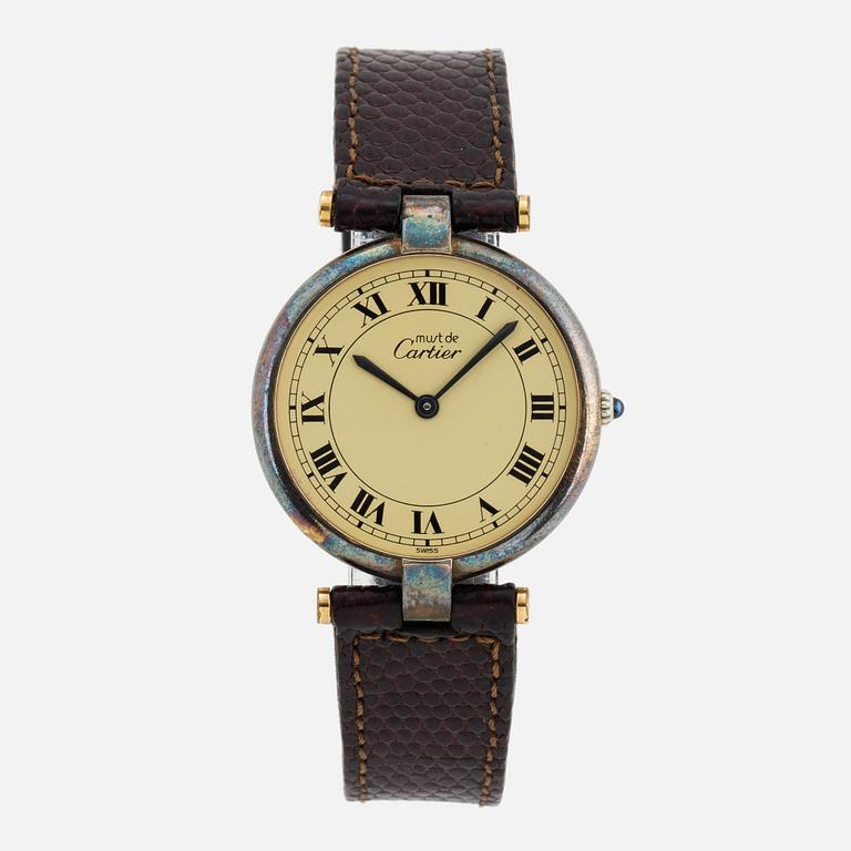CARTIER, wristwatch 30 mm.
