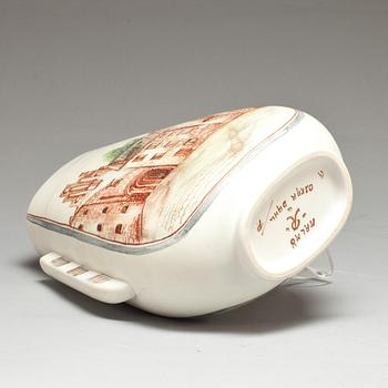 VAS, stengods. Rörstrand. Märkt Oskar Dahl.