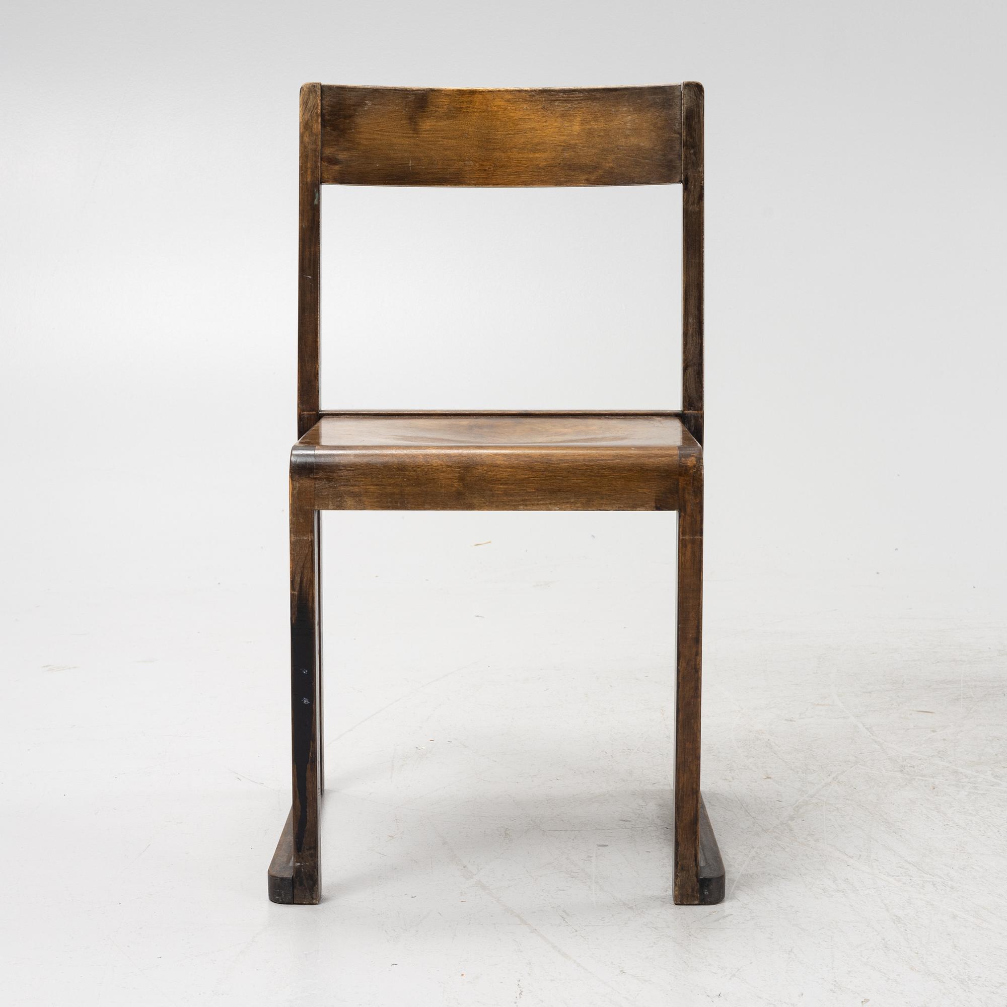 Sven Markelius, stolar 8 st "Orkesterstolen" 1900-talets mitt.