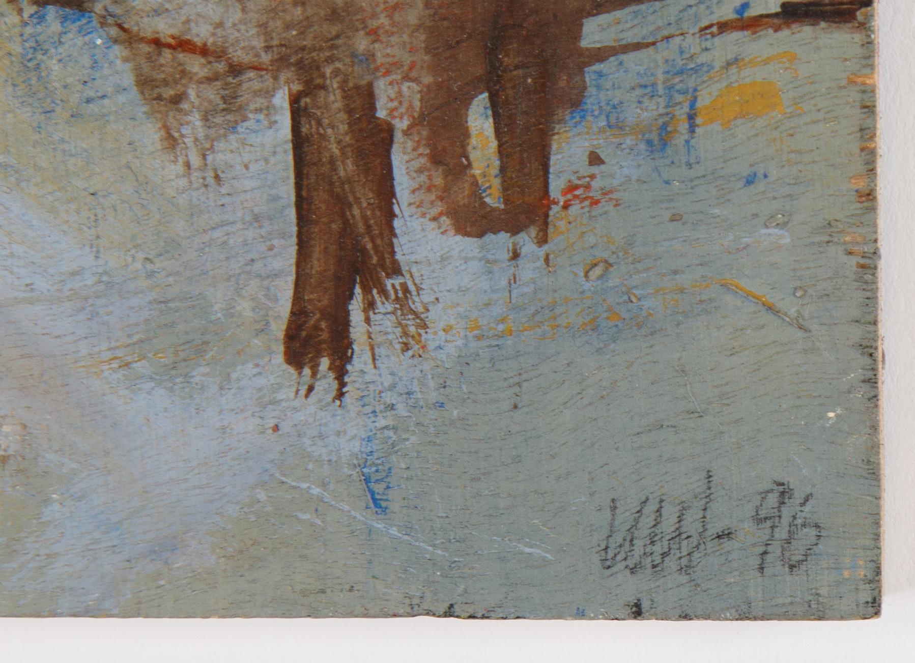 Karin Wikström, oil on panel, signed and dated -96.