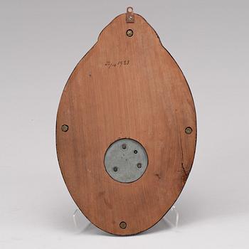 BAROMETER, koppar, Svenska Vikingaorden Göteborg 1922.