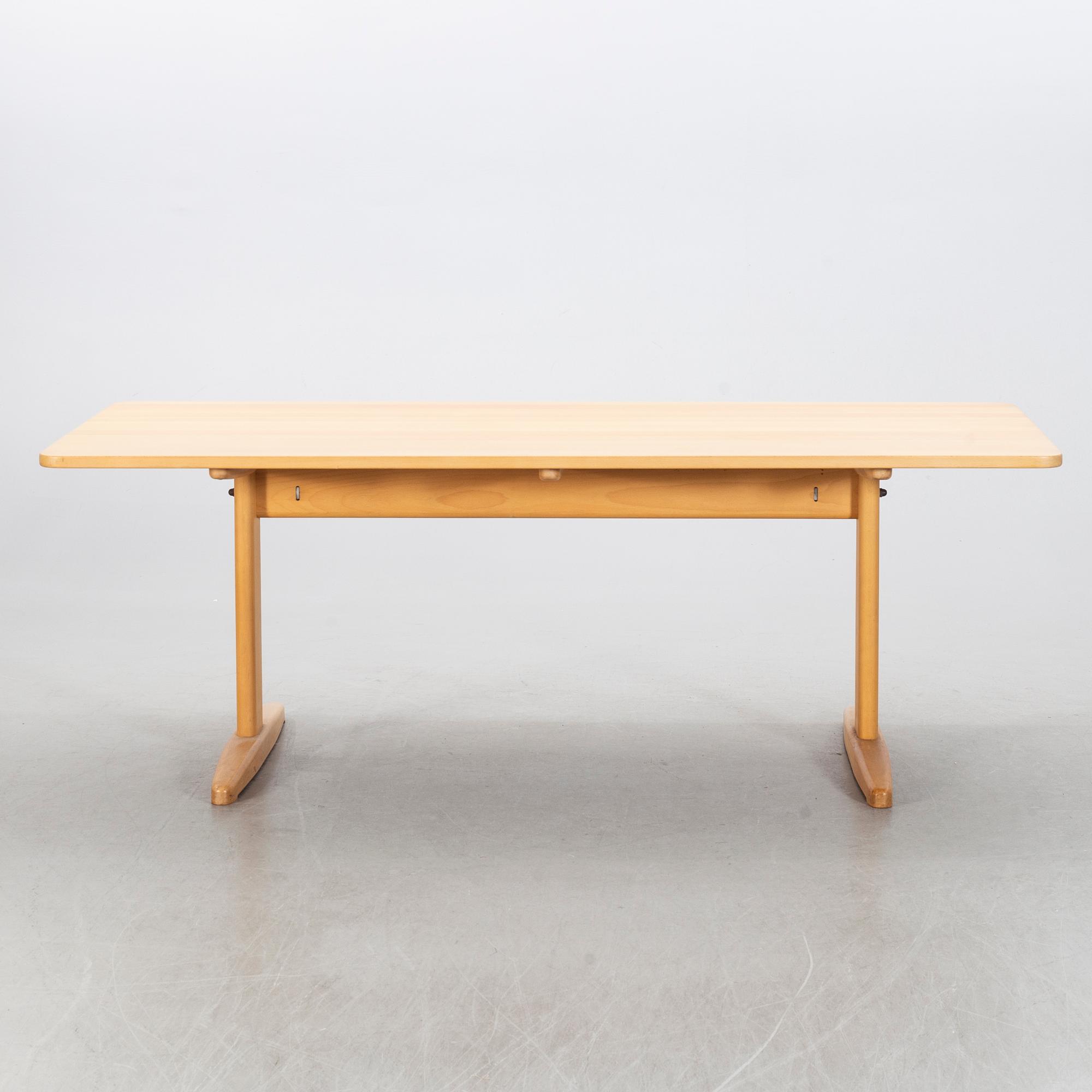 BÖRJE MOGENSEN, matbord samt stolar, 4 st.