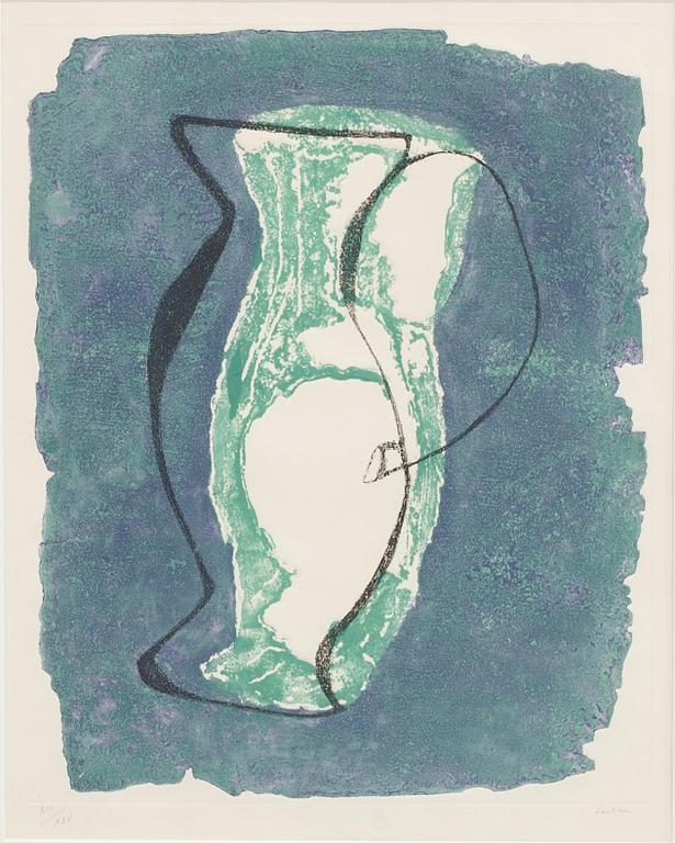 A COLOUR AQUATINT BY JEAN FAUTRIER.,