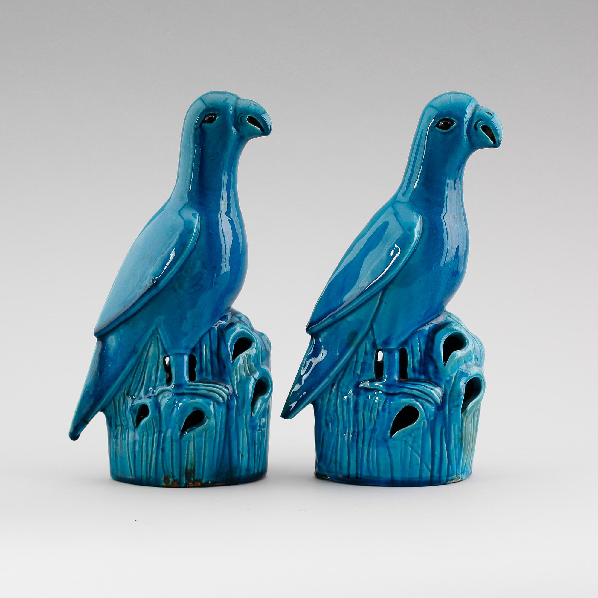 FIGURER, 2 st, porslin, Kina, 1800-tal.