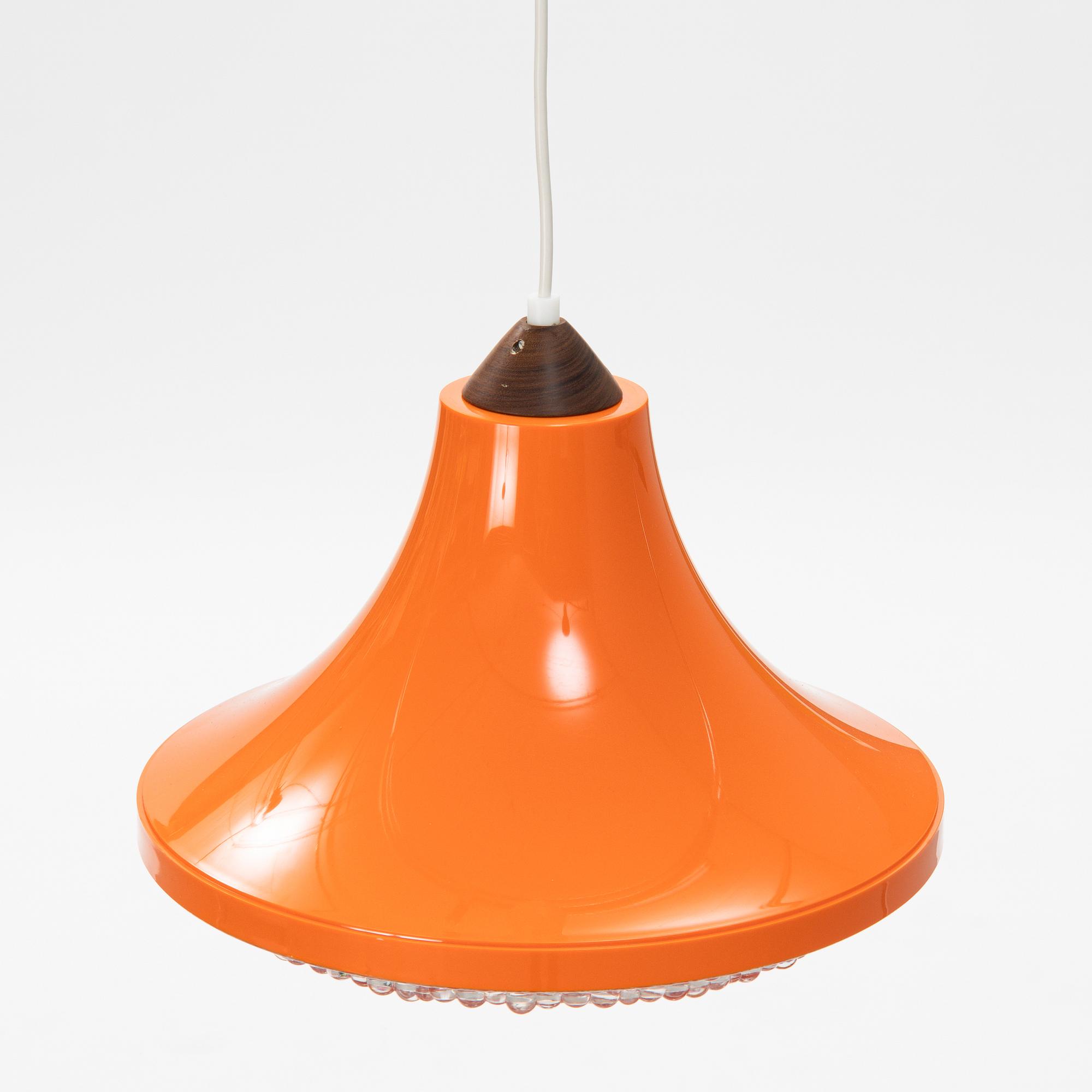 Uno & Östen Kristiansson, a plastic ceiling light, Luxus, Vittsjö.
