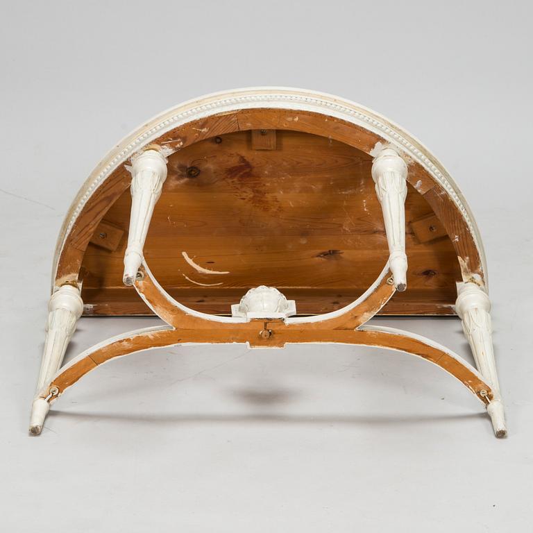 A late Gustavian style console table from around 1900.