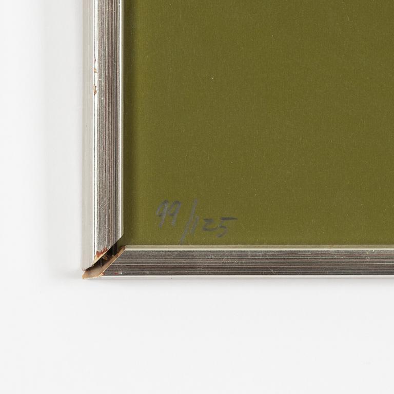 Franco Costa, färgserigrafi, 1976, signerad 99/125.