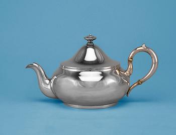 A TEA POT, 84 silver, P. Ovchinnikov Moskow1872. Weight 548 g.