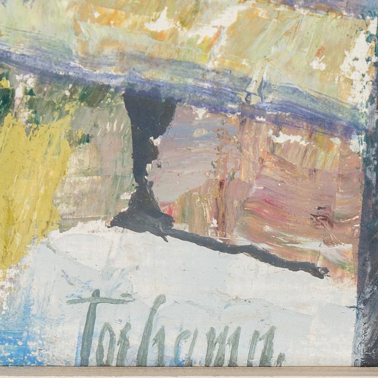 GUNNAR TORHAMN, oil on panel, signed.