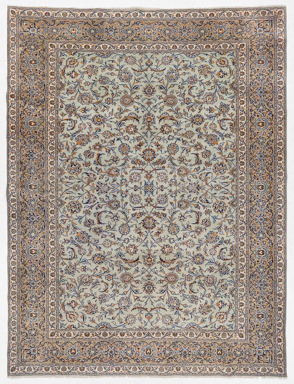 Carpet, Keshan, approx. 390 x 298 cm.