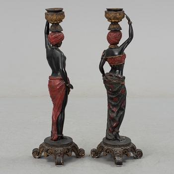 A pair of early 20th century sculptures.