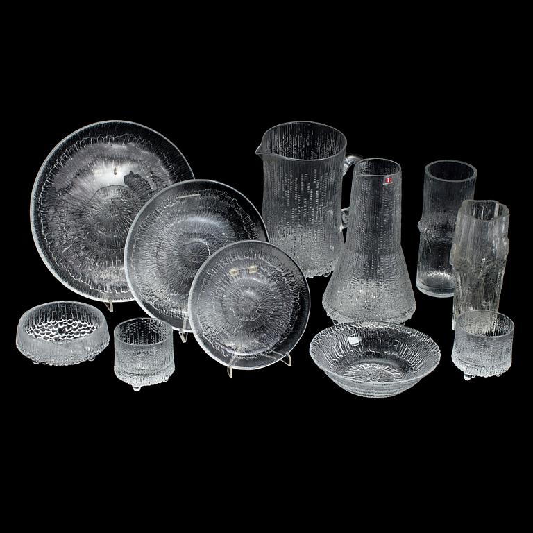 SERVISGLAS, 56 delar, Tapio Wirkkala och Timo Sarpaneva, Iittala.