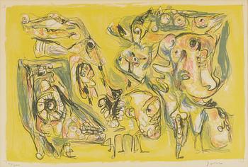 Asger Jorn, "Le Forêt Demivierge".